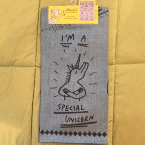 BNWT 2 for $15 Blue Q dish towel Unicorn
